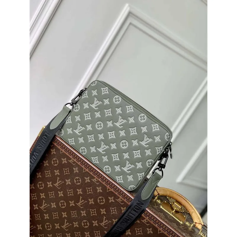 LV M12490 Louis Vuitton Trio Messenger Bag Olive Green