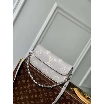 LV M14225 Louis Vuitton Wallet On Chain Ivy Bag Gray/Quartz