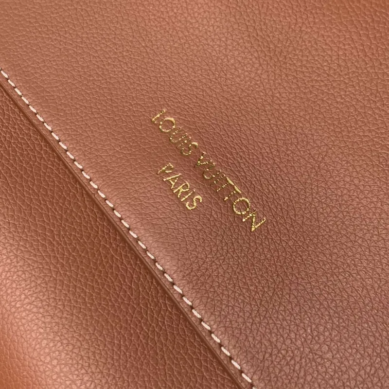 LV M13151 Louis Vuitton Low Key Messenger Bag Cognac Brown