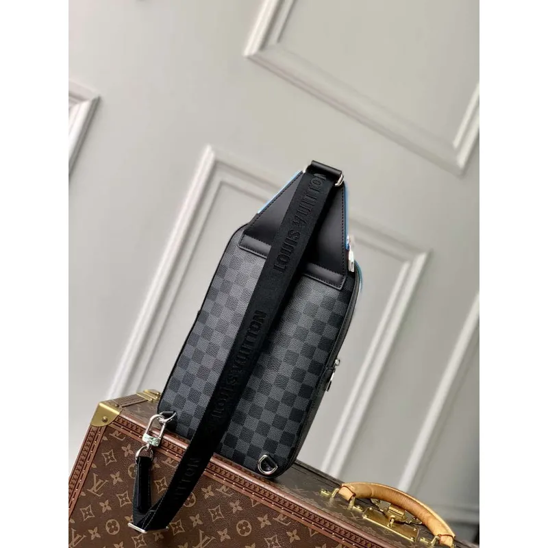 LV N00086 Louis Vuitton Avenue Slingbag Indigo Blue