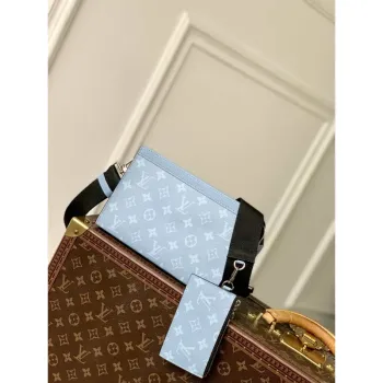 LV M14114 Louis Vuitton Gaston Wearable Wallet Sky Blue