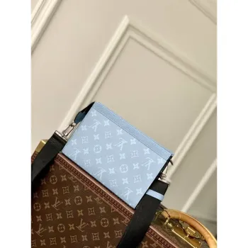 LV M14114 Louis Vuitton Gaston Wearable Wallet Sky Blue