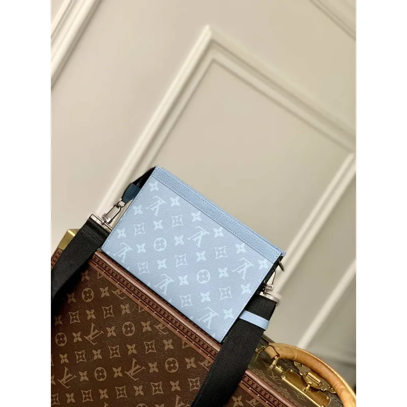 LV M14114 Louis Vuitton Gaston Wearable Wallet Sky Blue