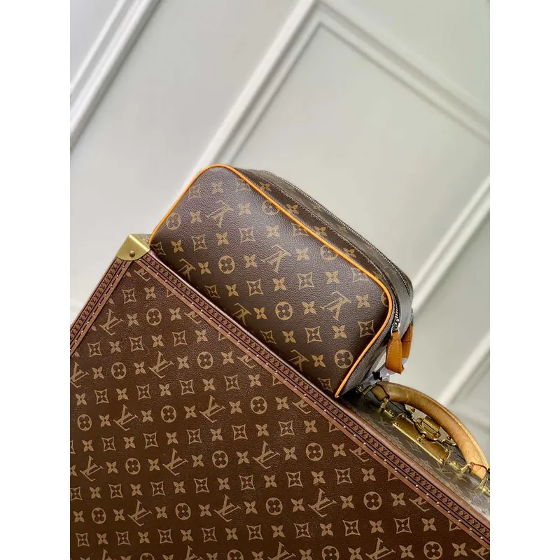 LV M12641 Louis Vuitton Locker Dopp Kit Taurillon Monogram Yellow