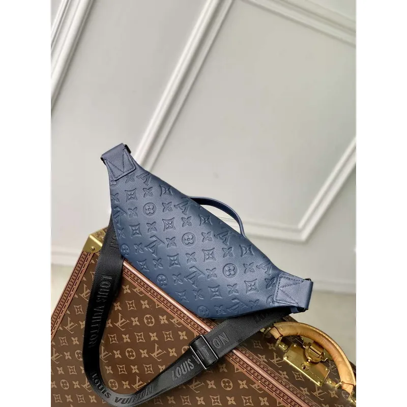 LV M14784 Louis Vuitton Rush Bumbag Navy Blue