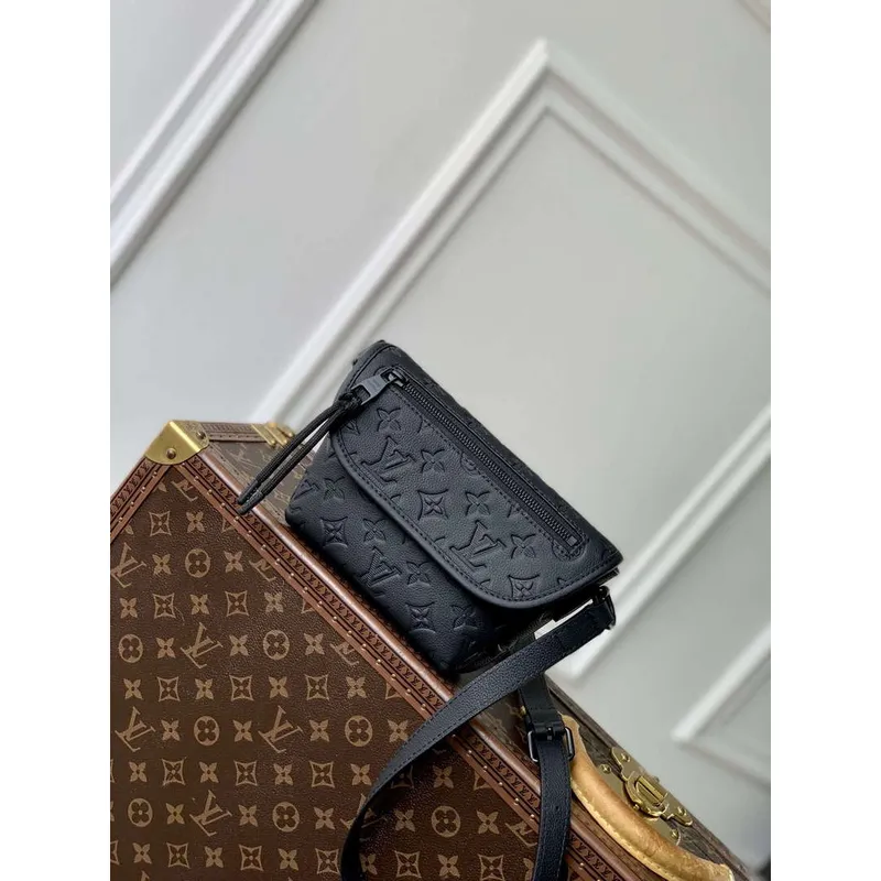 LV M12636 Louis Vuitton M14794 Pulse Wearable Wallet Black