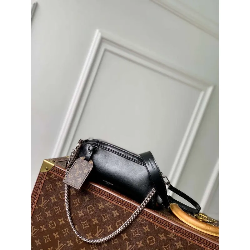 LV M14544 Louis Vuitton Pochette Vibe Handbag Black