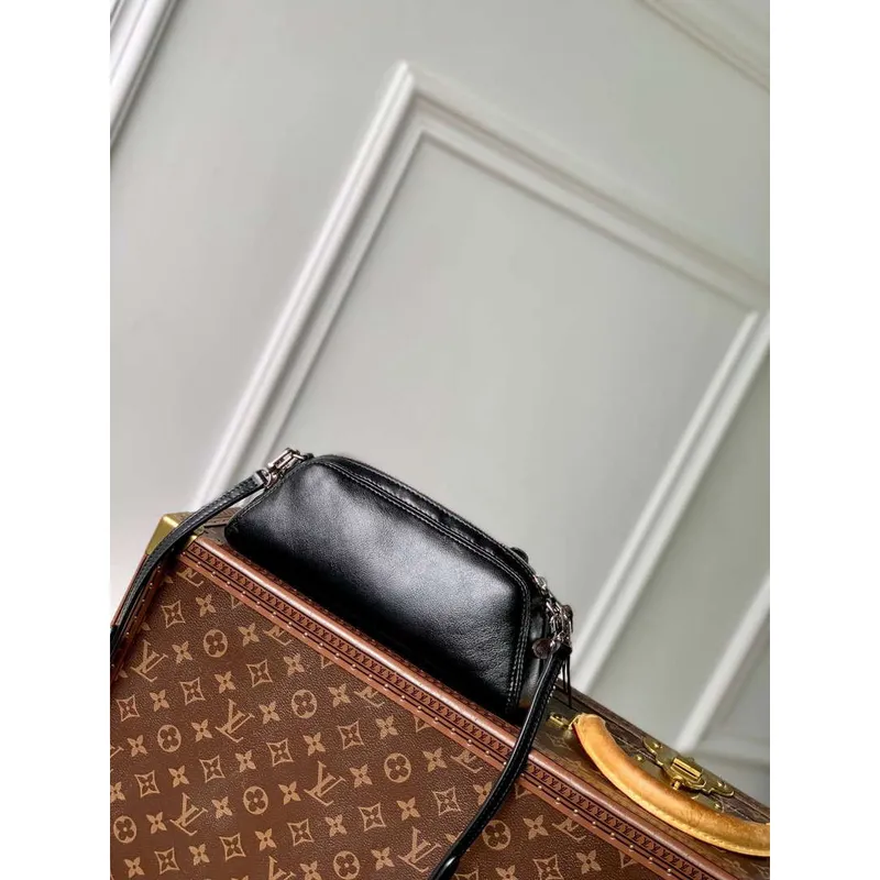 LV M14544 Louis Vuitton Pochette Vibe Handbag Black