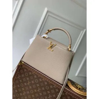 LV M23944 Louis Vuitton Capucines MM Jewelily Handbag Quartz