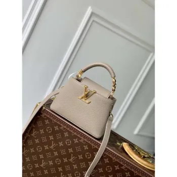 LV M23944 Louis Vuitton Capucines Mini Jewelily Handbag Quartz