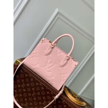 LV M47135 Louis Vuitton Onthego Pm Bag M45779 leather Pink