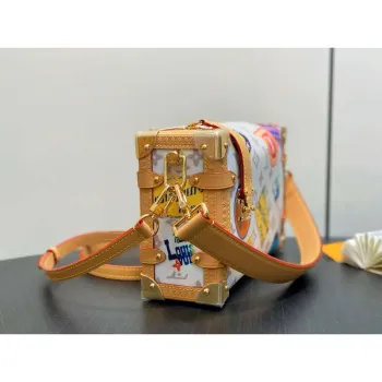 LV M14606 Louis Vuitton Side Trunk MM Bag Monogram Dune