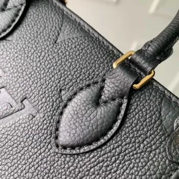 Louis Vuitton LV M46993 OnTheGo BB Handbag Monogram Empreinte Black