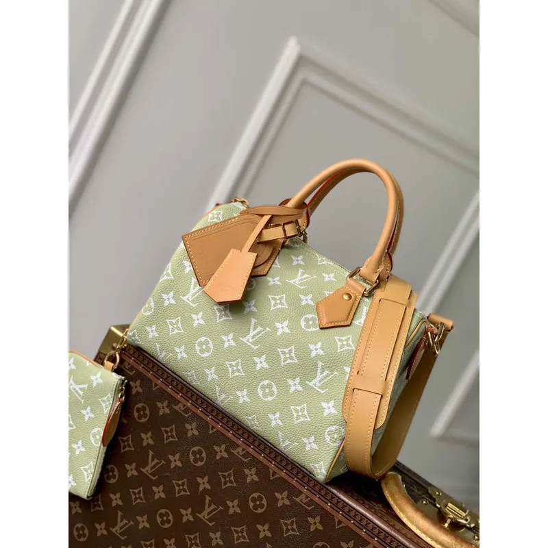 LV M24443 Louis Vuitton Speedy P9 Bandoulière 25 Bag Fruit Green Leather