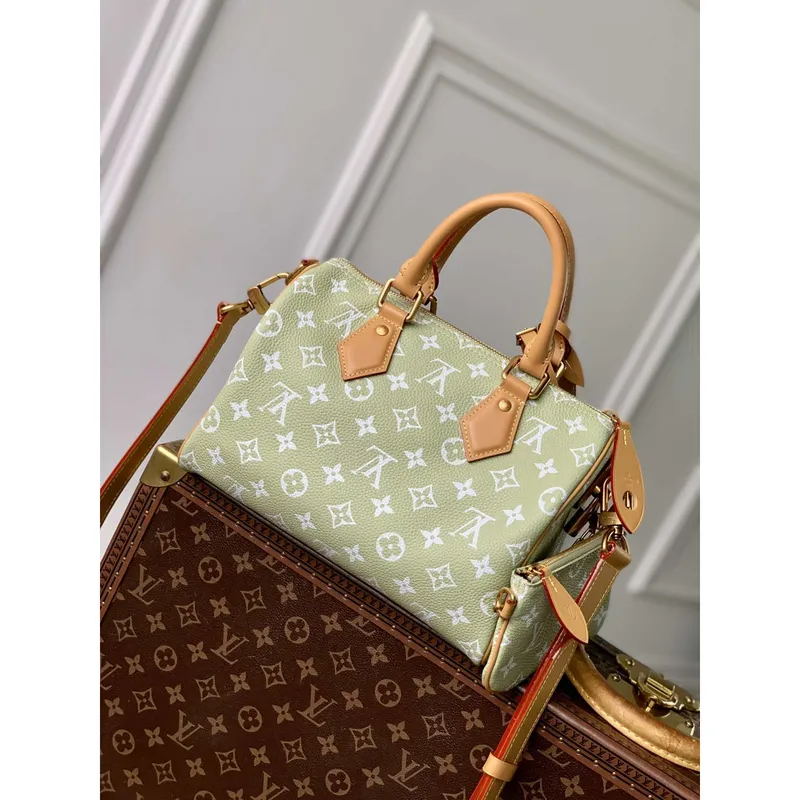 LV M24443 Louis Vuitton Speedy P9 Bandoulière 25 Bag Fruit Green Leather