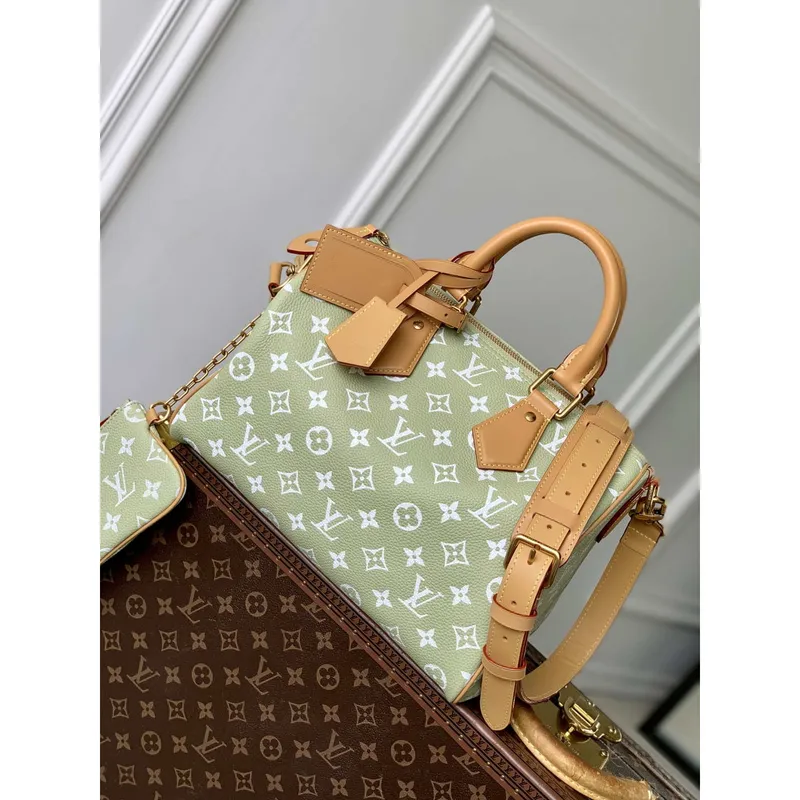 LV M14064 Louis Vuitton Speedy P9 Bandoulière 30 Bag Monogram Leather Fruit Green