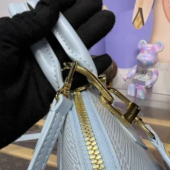 LV M14197 Louis Vuitton LV x TM Alma BB Handbag Washed Blue