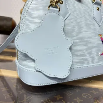 LV M14197 Louis Vuitton LV x TM Alma BB Handbag Washed Blue