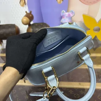 LV M14197 Louis Vuitton LV x TM Alma BB Handbag Washed Blue