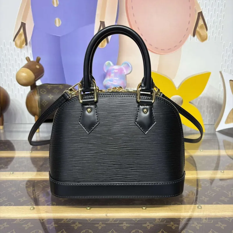 LV M13670 Louis Vuitton LV x TM Alma BB Handbag Black