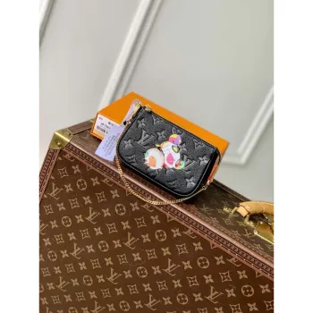 LV M13824 Louis Vuitton LV x TM Mini Pochette Accessoires Black