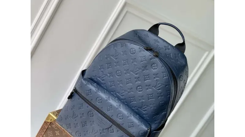 LV M14884 Louis Vuitton Discovery Backpack PM Navy Blue — Refined Everyday Luxury