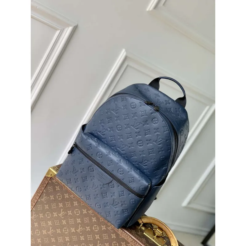 LV M14884 Louis Vuitton Discovery Backpack PM Navy Blue