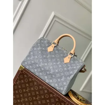 LV M13344 Louis Vuitton Speedy Soft 30 Bag Washed Gray