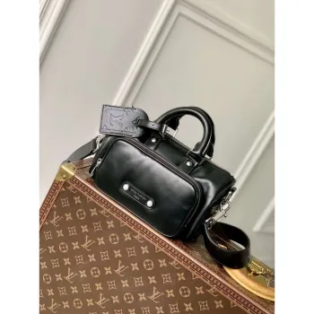LV M13988 Louis Vuitton Keepall Cargo Bandoulière 25 Bag Black