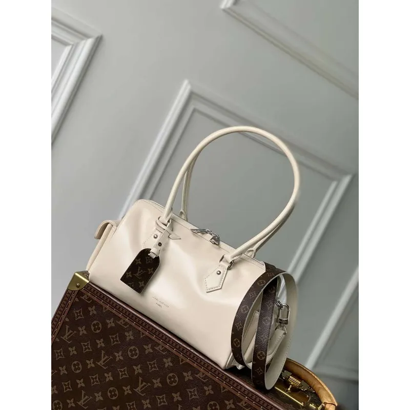 LV M12965 Louis Vuitton Speedy Cargo Vibe Bag Vanilla