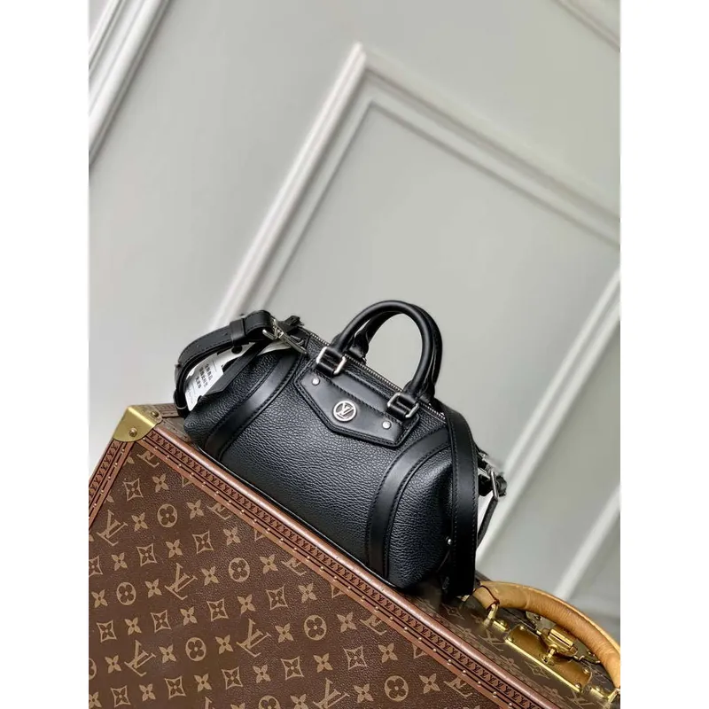 LV M14623 Louis Vuitton Nano LV Biker Handbag Black