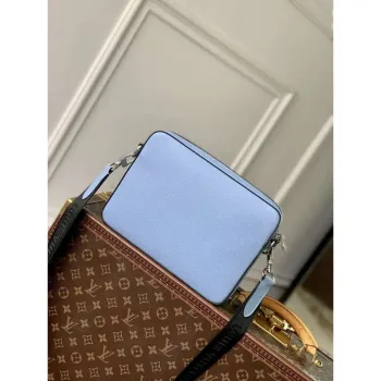 LV M14069 Louis Vuitton Trio Messenger Sky Blue