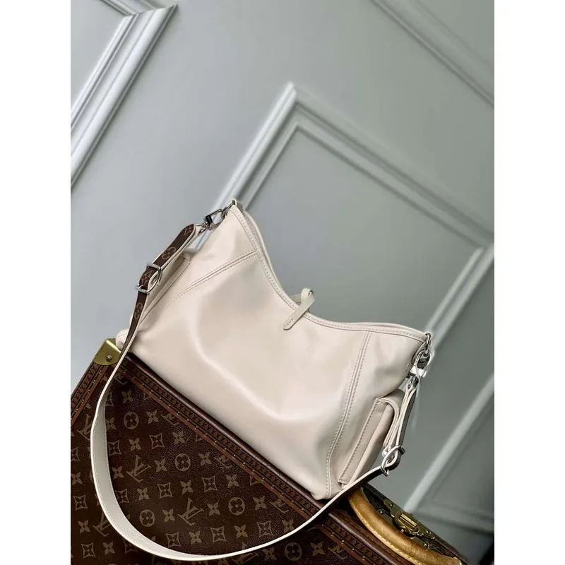 LV M12919 Louis Vuitton CarryAll Cargo Vibe PM Bag Vanilla