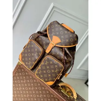 LV M14015 Louis Vuitton Montsouris Cargo Backpack Monogram