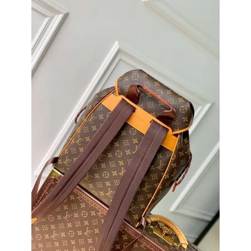 LV M14015 Louis Vuitton Montsouris Cargo Backpack Monogram