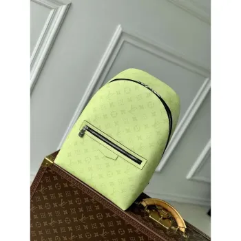 LV M14076 Louis Vuitton Discovery Slim Backpack Lemon Yellow