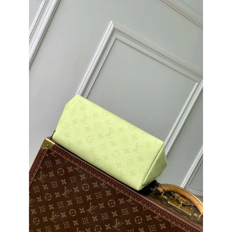 LV M14076 Louis Vuitton Discovery Slim Backpack Lemon Yellow