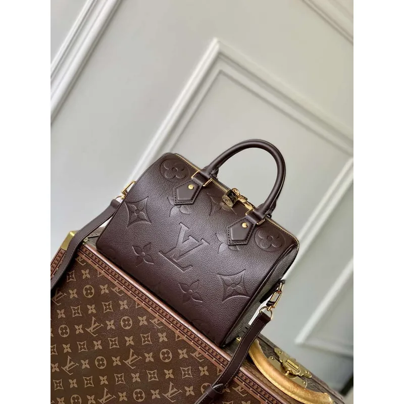 LV M14043 Louis Vuitton Speedy Bandoulière 25 Bag Chocolate Brown