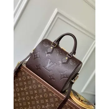 LV M14043 Louis Vuitton Speedy Bandoulière 25 Bag Chocolate Brown