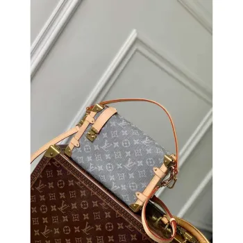 LV M13285 Louis Vuitton Side Trunk MM Bag Washed Gray