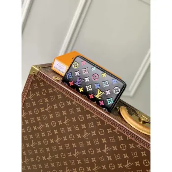 Louis Vuitton M14096 LV x TM Carteira Zippy Monogram Black