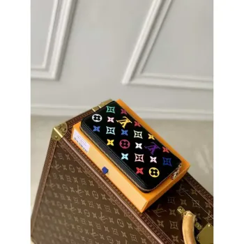 Louis Vuitton M14096 LV x TM Carteira Zippy Monogram Black