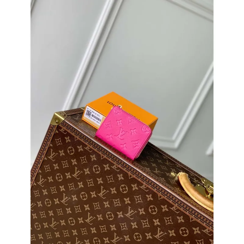 Louis Vuitton M13801  LV x TM Carteira Compacta Noa Rose Red