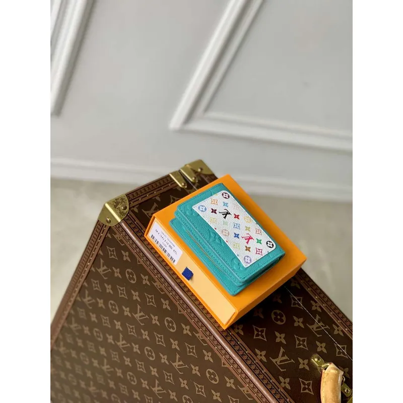 Louis Vuitton M14140 LV x TM Carteira Cléa Blue