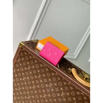 Louis Vuitton M14140 LV x TM Carteira Cléa Rose Red – Compact Luxury With Murakami Flair