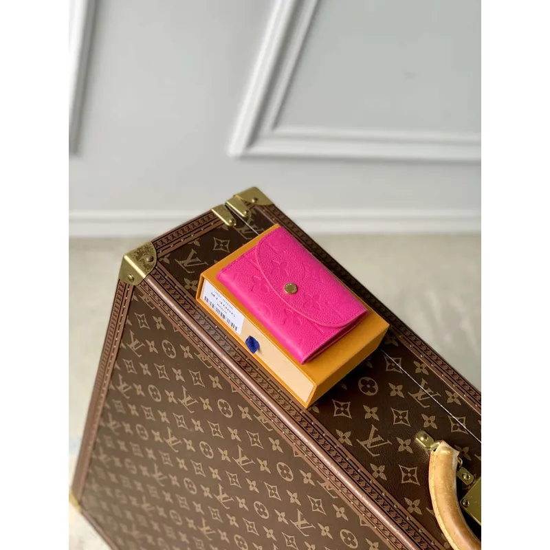 LV M14086 Louis Vuitton LV x TM Rosalie Coin Purse Rose Red