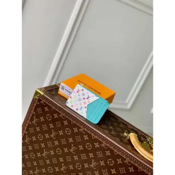 LV M14171 Louis Vuitton LV x TM Romy Card Holder Blue