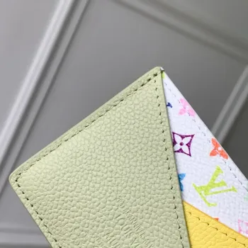 LV M13800 Louis Vuitton LV x TM Romy Card Holder Green Tea