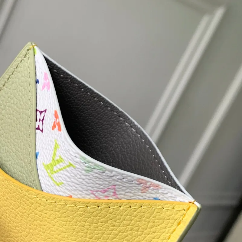 LV M13800 Louis Vuitton LV x TM Romy Card Holder Green Tea