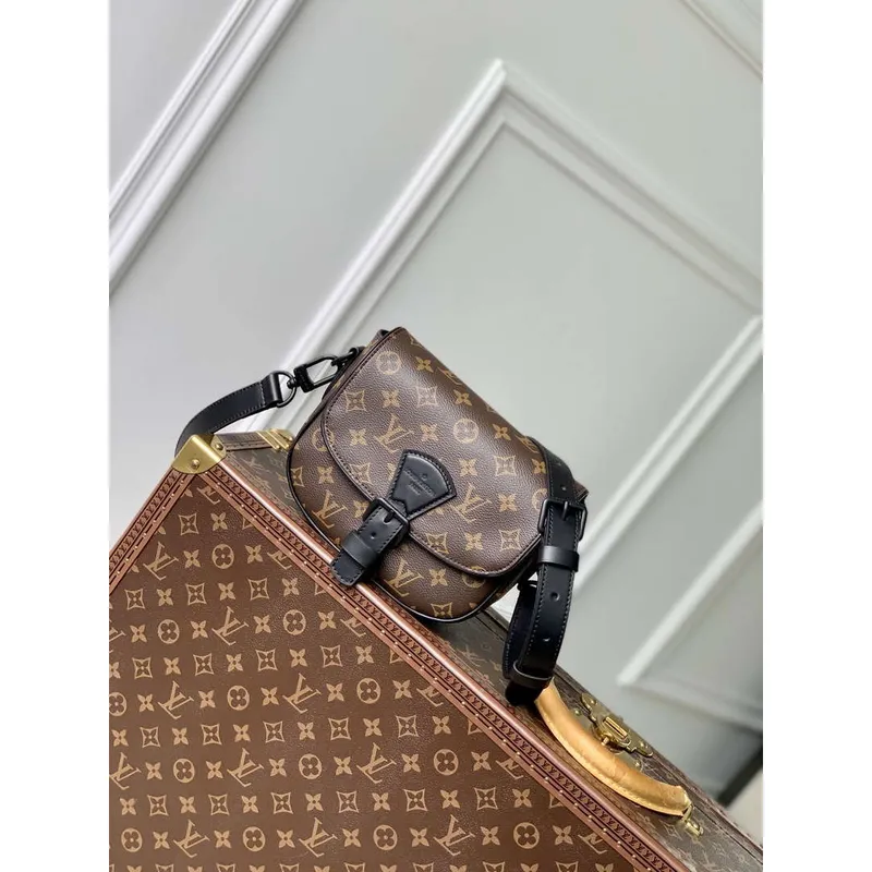 Louis Vuitton LV M47060 Montsouris Messenger PM Monogram Canvas